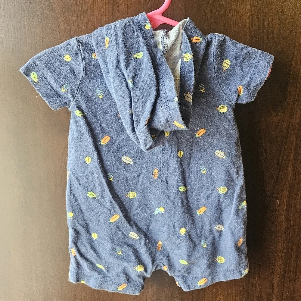 Carter's Blue and Yellow Romper